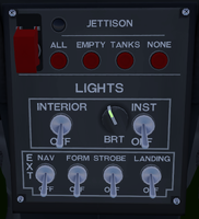 The Jettison panel on a T-55.