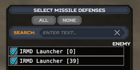 Missile Defenses example