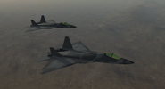 Two ASF-58s flying in formation.