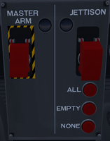 The Jettison panel on an AV-42C.